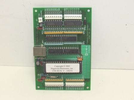 Control Panel to USB Adapter  PCB (Hagstrom Electronics / USA-M156  V140274)  (Many Available) (Item #17) $19.99